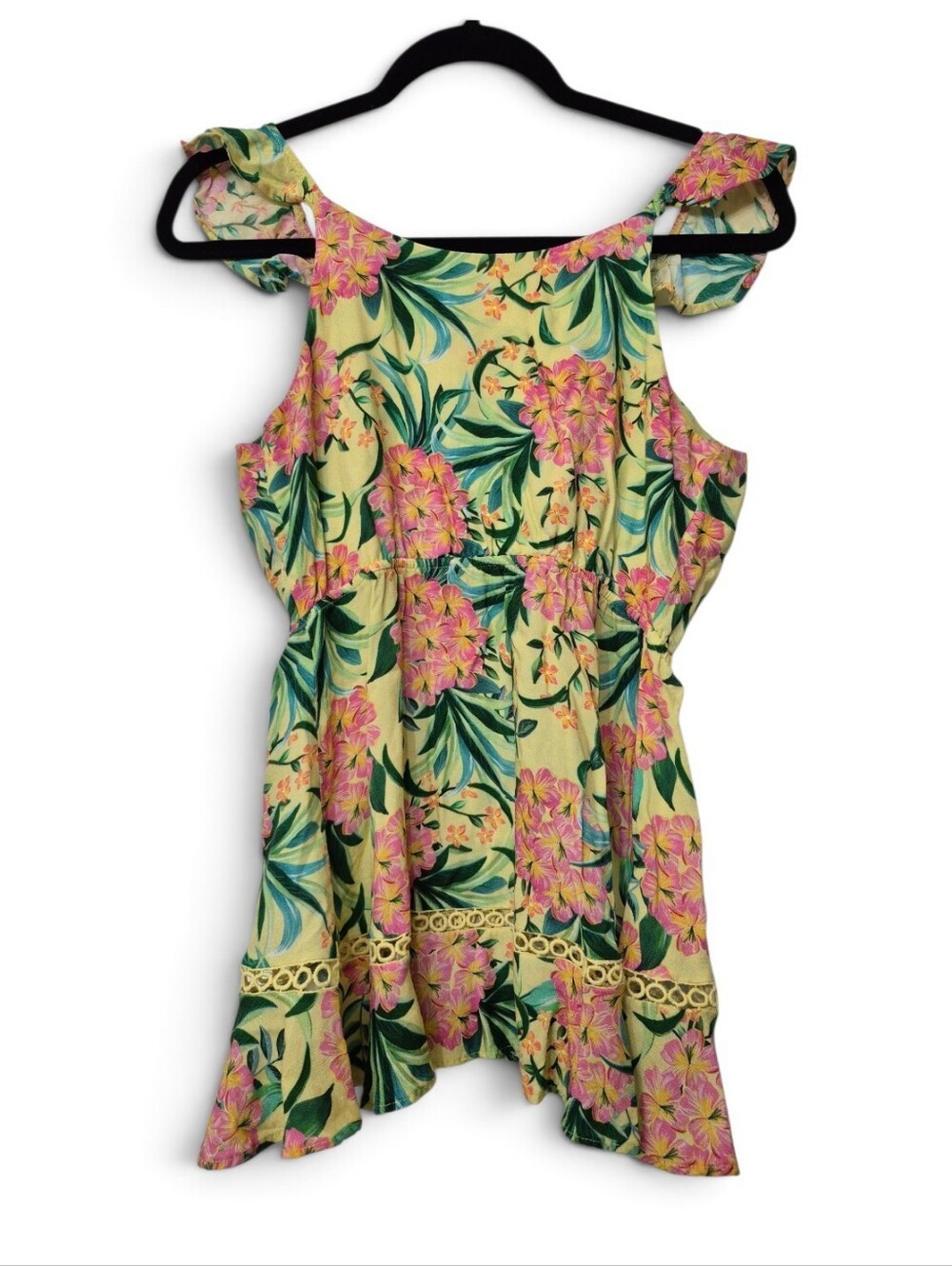Farm Rio Ruffled Floral Tank XS - Picture 4 of 5